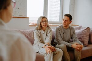 a couple in therapy