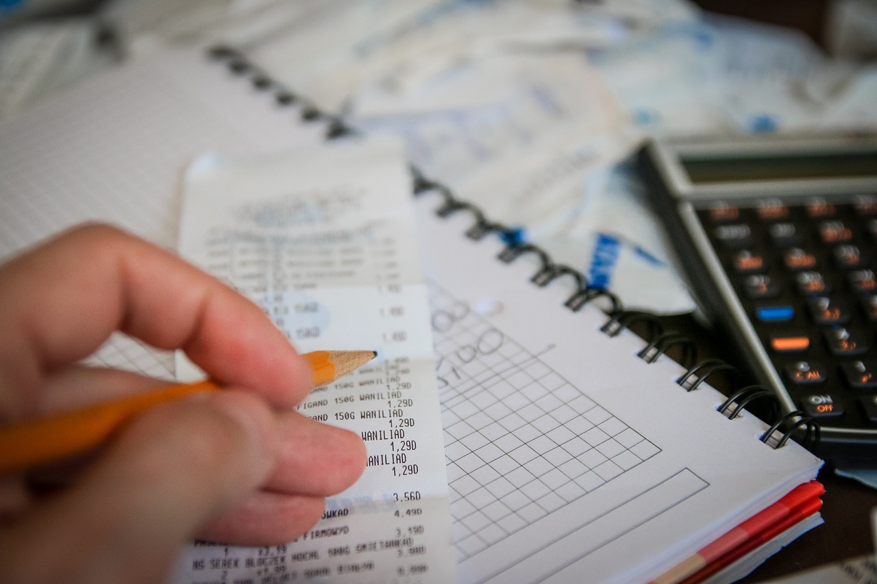 receipts and calculations