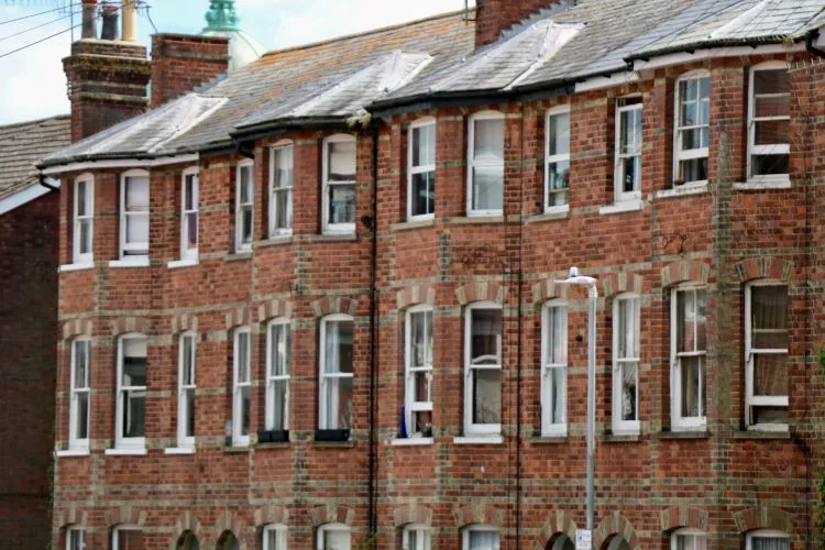 A row of rehab houses in Leicester