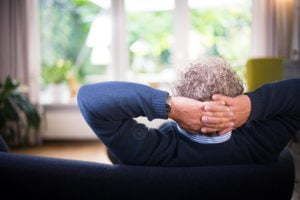 Person relaxing at a drug and alcohol rehab treatment centre in Burnley