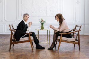 Woman in therapy