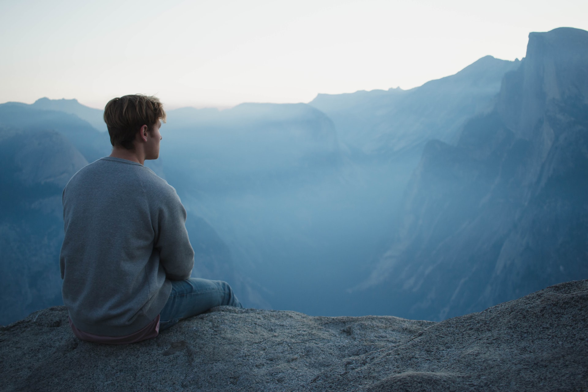 Man alone