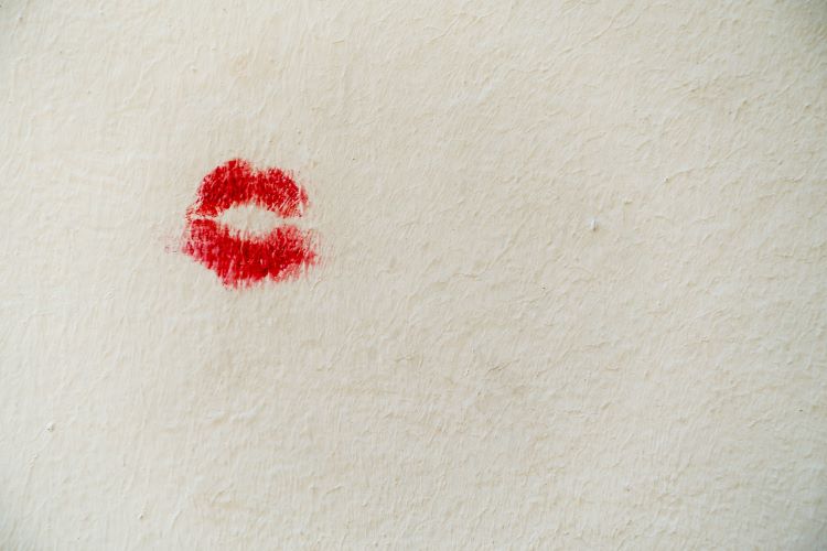 Lipstick on paper