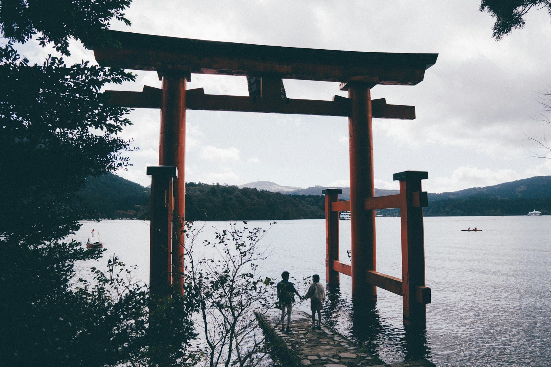 A shinto torii