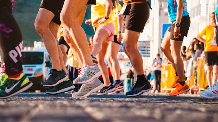 Group of runners enjoying the benefits of exercise for anxiety