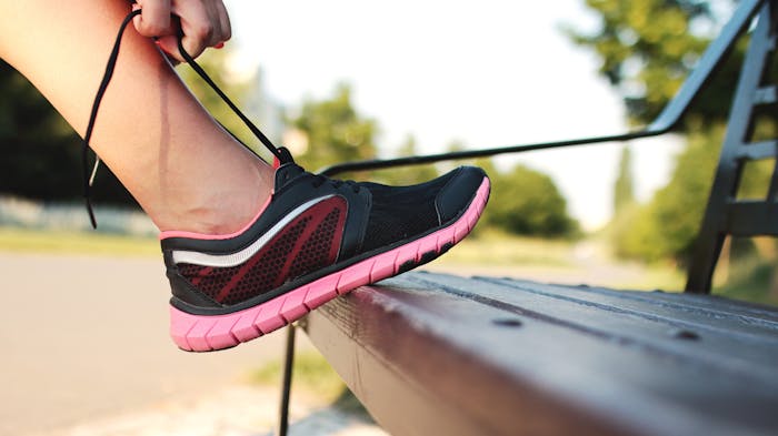 Person getting ready for a run to experience the benefits of exercise for anxiety