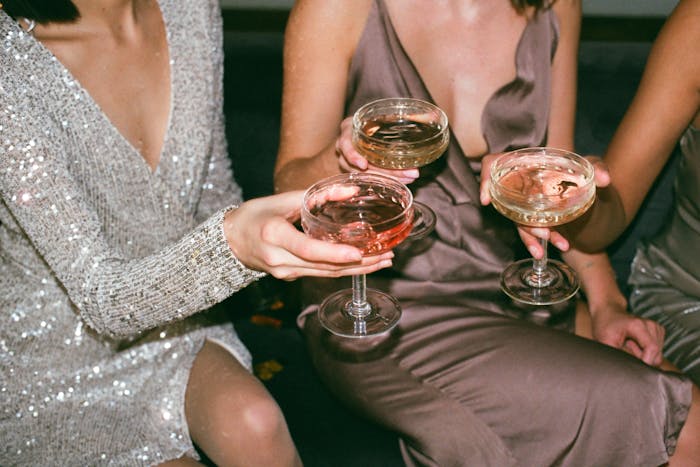 Women drinking alcohol