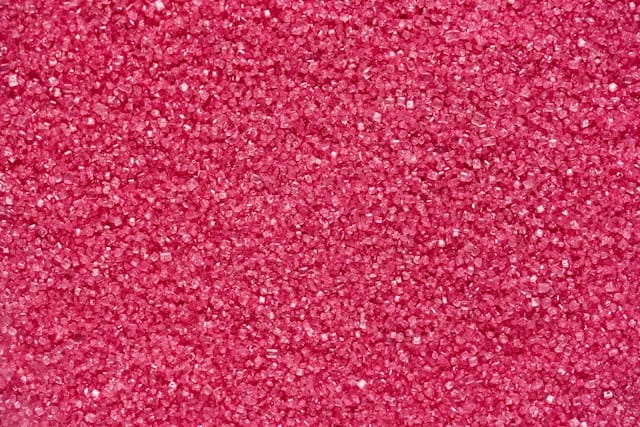 Pink cocaine crystals