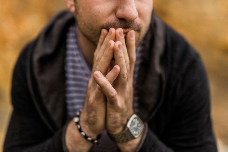 A man in individual therapy for addiction