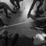 People at therapy from drug or alcohol addiction issues