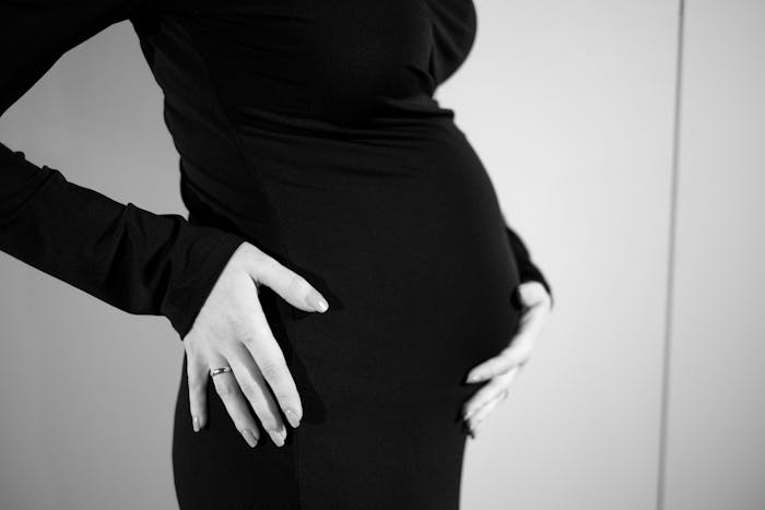 A pregnant woman
