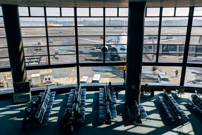 Staying sober at the airport